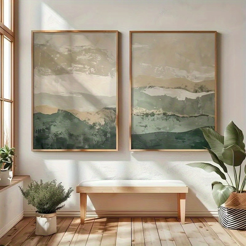 Photography Geometry - Lot de 2 tableaux sur toile