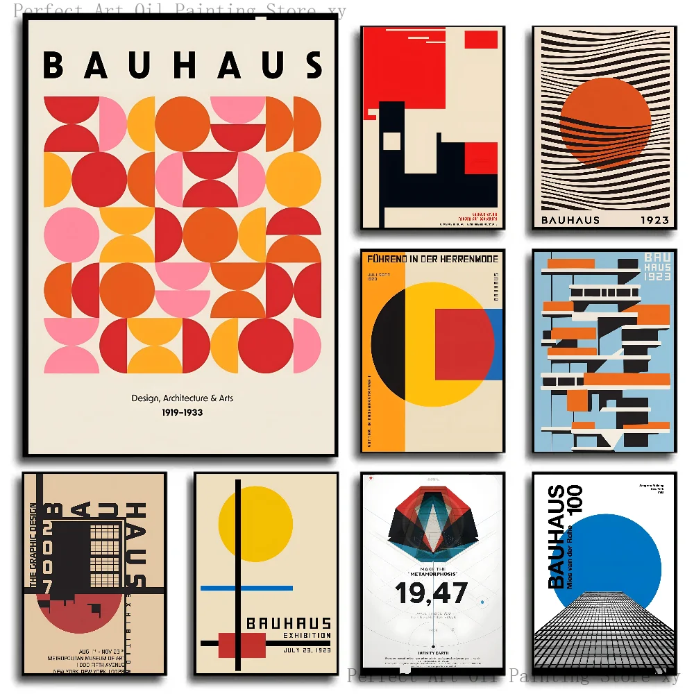 Photography Geometry - Bauhaus – affiche géométrique moderne et
