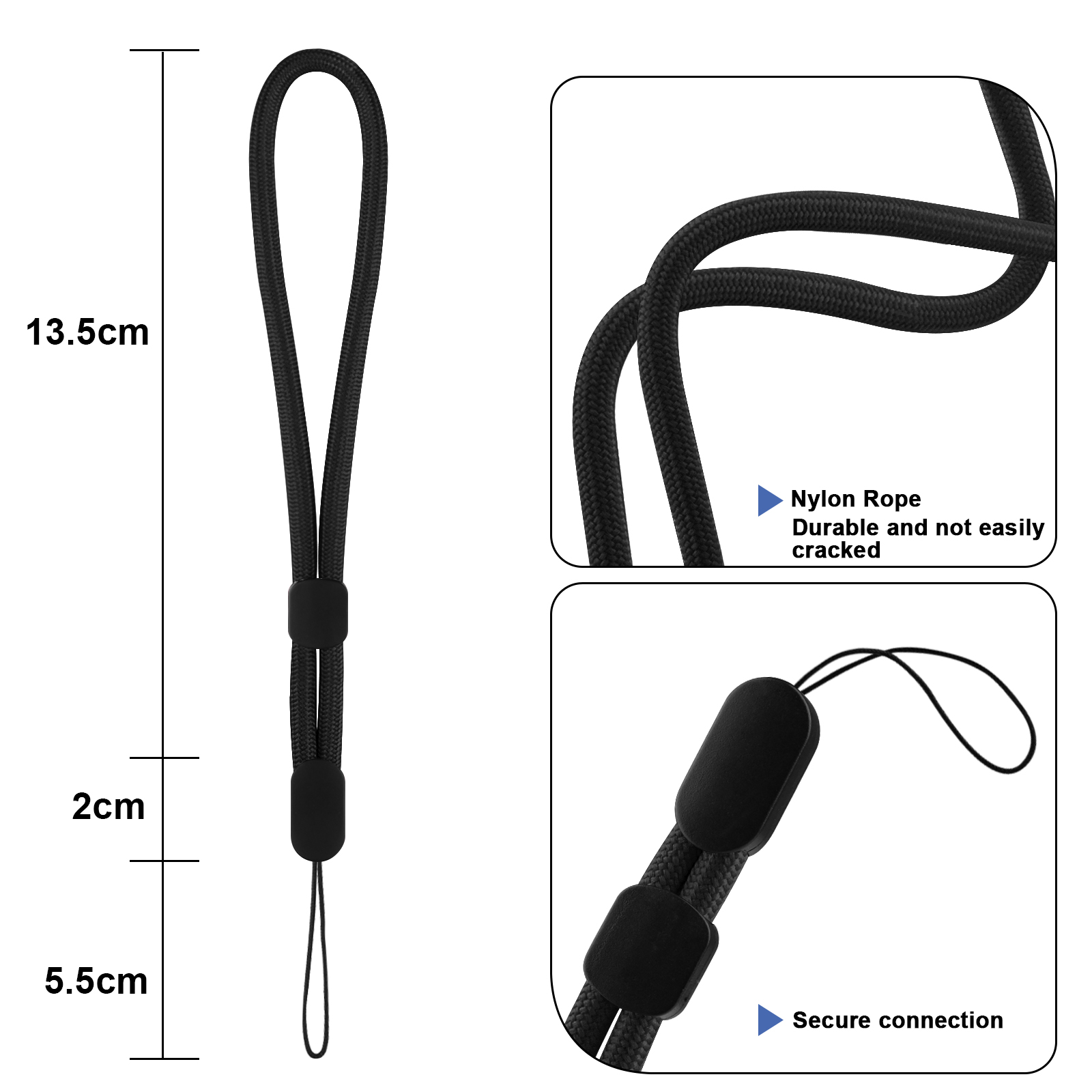 6 pièces/lot dragonne à main l - Camera Wrist Strap avis et prix