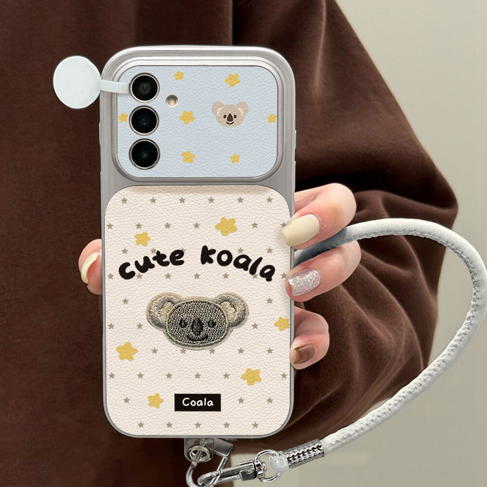 Coque en cuir PU mignonne Koal - Camera Wrist Strap avis et prix
