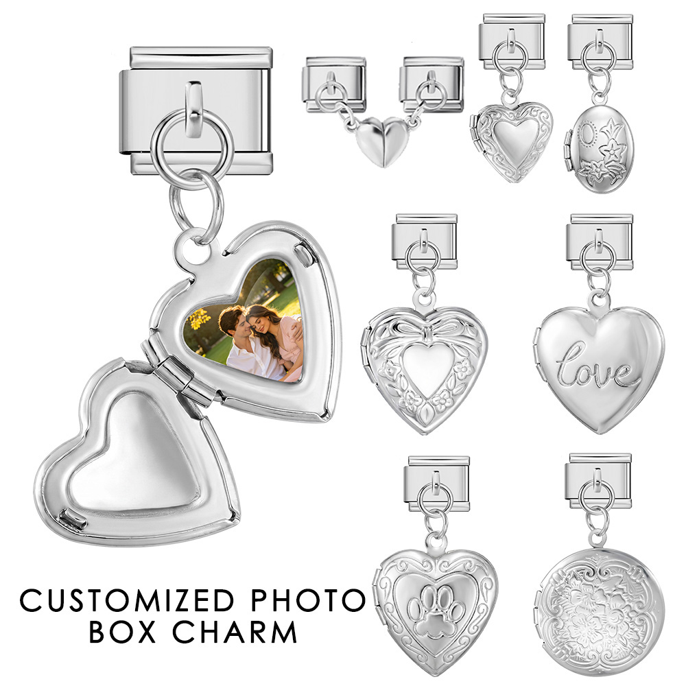 Pendentif Cœur Charme Italien  - Photographic Memory avis et prix